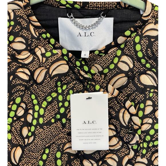 A.L.C.  Women's Oversized One Button Emory Quilted Jacket Multi Size Medium NWT - Picture 5 of 10